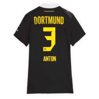 Borussia Dortmund Waldemar Anton #3 Maglia Gara Trasferta Repliche 2026-27 Donna Maniche Corte